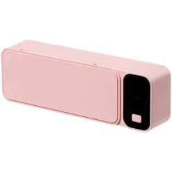 Smart UV Sterilizzazione Portaspazzolino Sterilizzatore Per Spazzolino Da Denti A Parete Portaspazzolino Multifunzione Senza Punzonatura Rosa