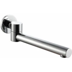 Set Doccia Beccuccio Per Vasca Da Bagno Beccuccio Per Vasca Cromato Rubinetto Per Beccuccio Per Vasca Da Bagno Con Beccuccio Rotondo In Ottone Girevole A Parete