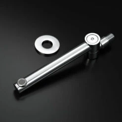 Set Doccia Beccuccio Per Vasca Da Bagno Beccuccio Per Vasca Cromato Rubinetto Per Beccuccio Per Vasca Da Bagno Con Beccuccio Rotondo In Ottone Girevole A Parete -Stile Bagno 98713339 3