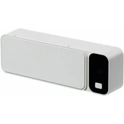 Smart UV Sterilizzazione Portaspazzolino Sterilizzatore Per Spazzolino Da Denti A Parete Portaspazzolino Multifunzione Senza Punzonatura Bianco