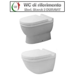 Copriwater Starck 3 Duravit Termoindurente Avvolgente Bianco -Stile Bagno 98786900 4
