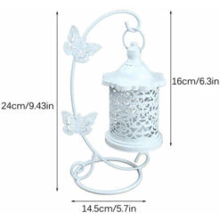 Portacandele Elettrico In Rattan Farfalla Sospesa In Ferro Battuto Candeliere Portacandele Lampada Artigianato Quotidiano -Stile Bagno 99550699 4