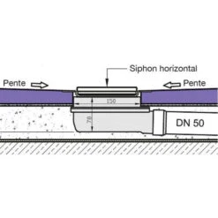Jackon Piatto Doccia Aqua Centré 1000x1000x40mm Con Scarico Orizzontale (4512088 + 4512007) -Stile Bagno 99580798 3