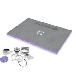 Jackon Piatto Doccia Aqua Centré 1200 X900x40mm Con Scarico Orizzontale (4512089 + 4512007)