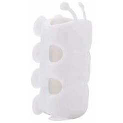 Supporto Per Soffione Doccia, Ventosa In Silicone Senza Perforazione Supporto Per Montaggio A Parete Per Soffione Doccia Nessun Trapano Necessario Per Marmo Vetro Metallo Ceramica (bianco)