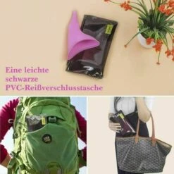 Orinatoio Femminile Portatile, Pissoir Femminile Riutilizzabile Segreto E Sicuro, Ideale Per Viaggi, Campeggio Ed Escursionismo ， Fonepro -Stile Bagno 99855287 4
