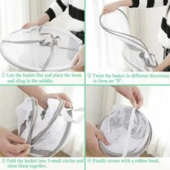 Stendibiancheria Pieghevole Per Erbe Aromatiche Rete Per Asciugare I Vestiti Appesi Calzini Per Piante Appendiabiti Multifunzione Per Interni Ed Esterni 2 Strati (61 X 78 Cm) -Stile Bagno 99856620 3